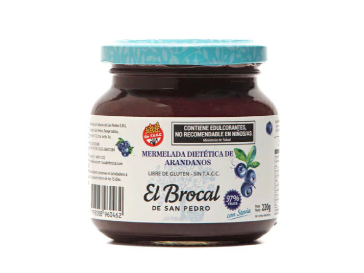 Mermelada Dietética Arándanos 220g