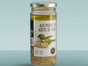 Ajo picado en Aceite de oliva 200g