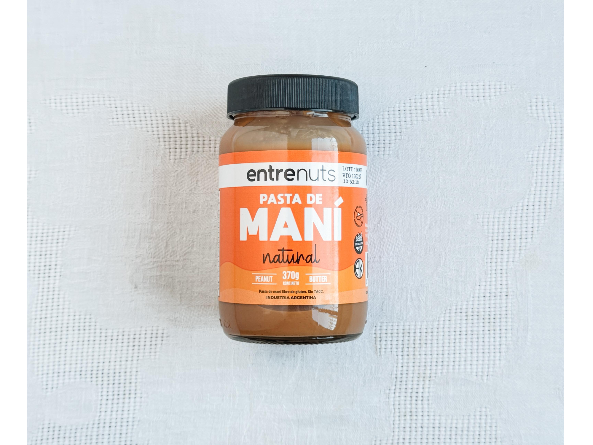 Pasta de Maní "Entrenuts" 370g