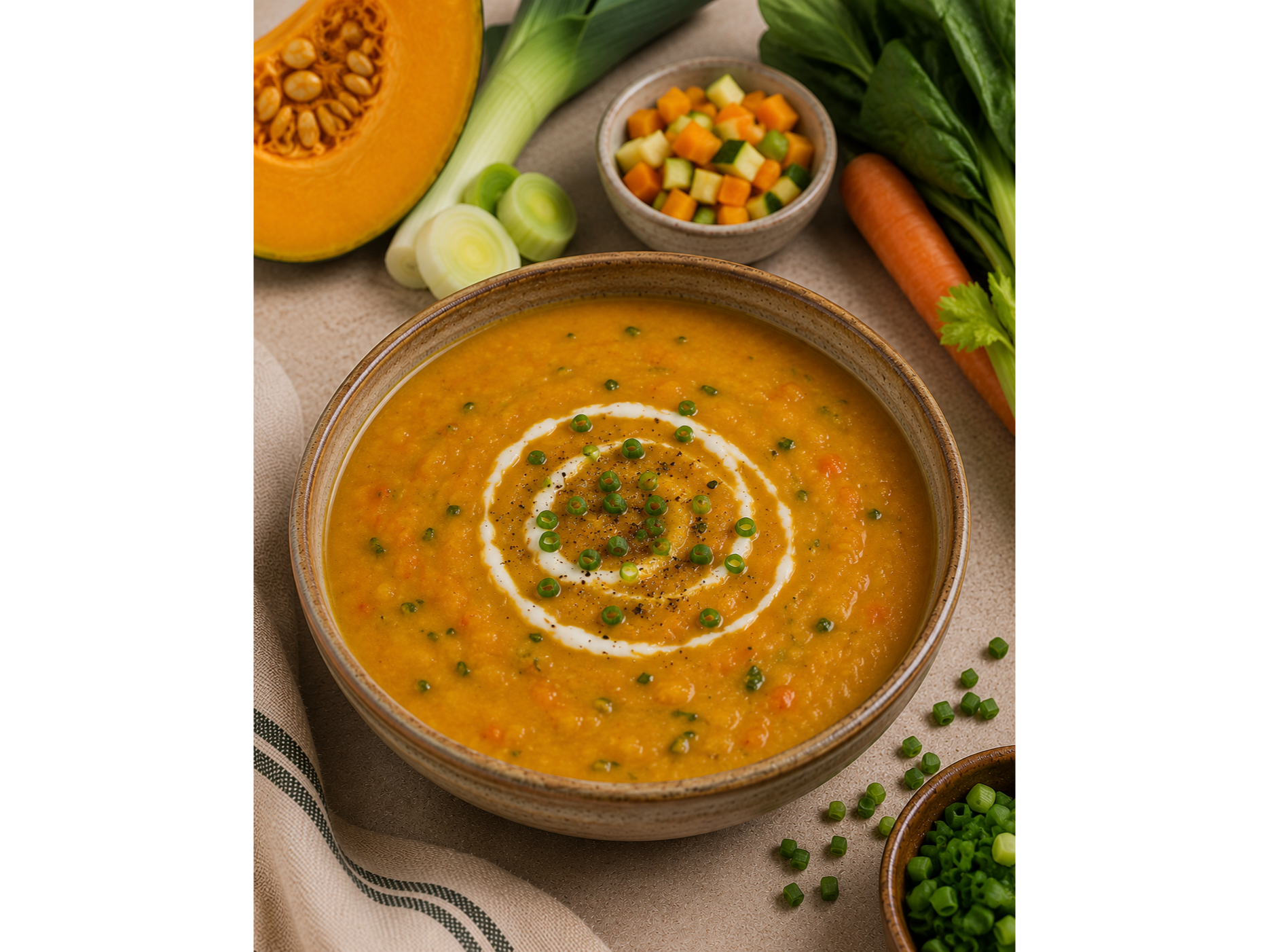 Sopa Crema de Vegetales