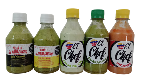 Guasacaca y Salsa Sabor Ajo