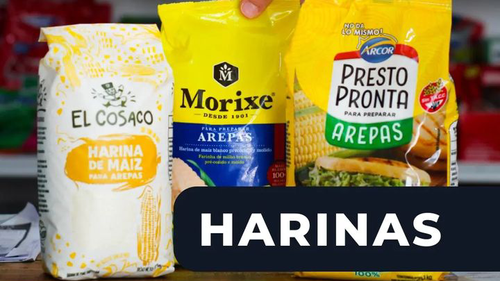 Harinas de Maiz y Harina Trigo