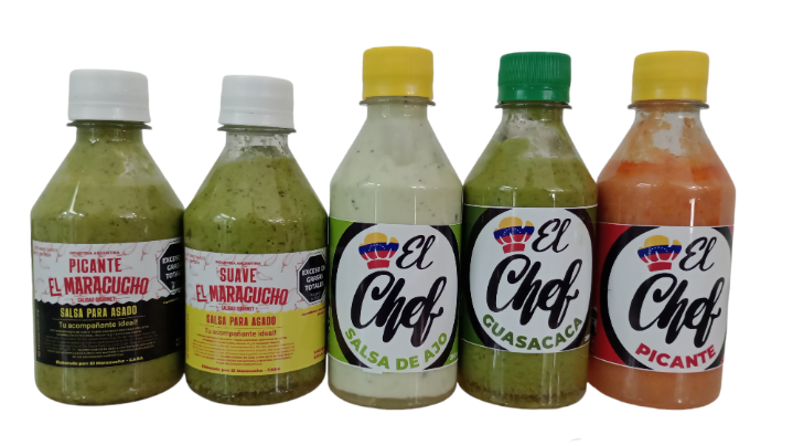 Guasacaca y Salsa Sabor Ajo