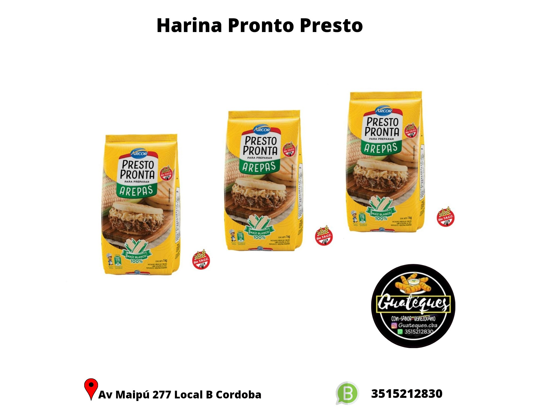Promo 3 Kg Harina Pronto Presto