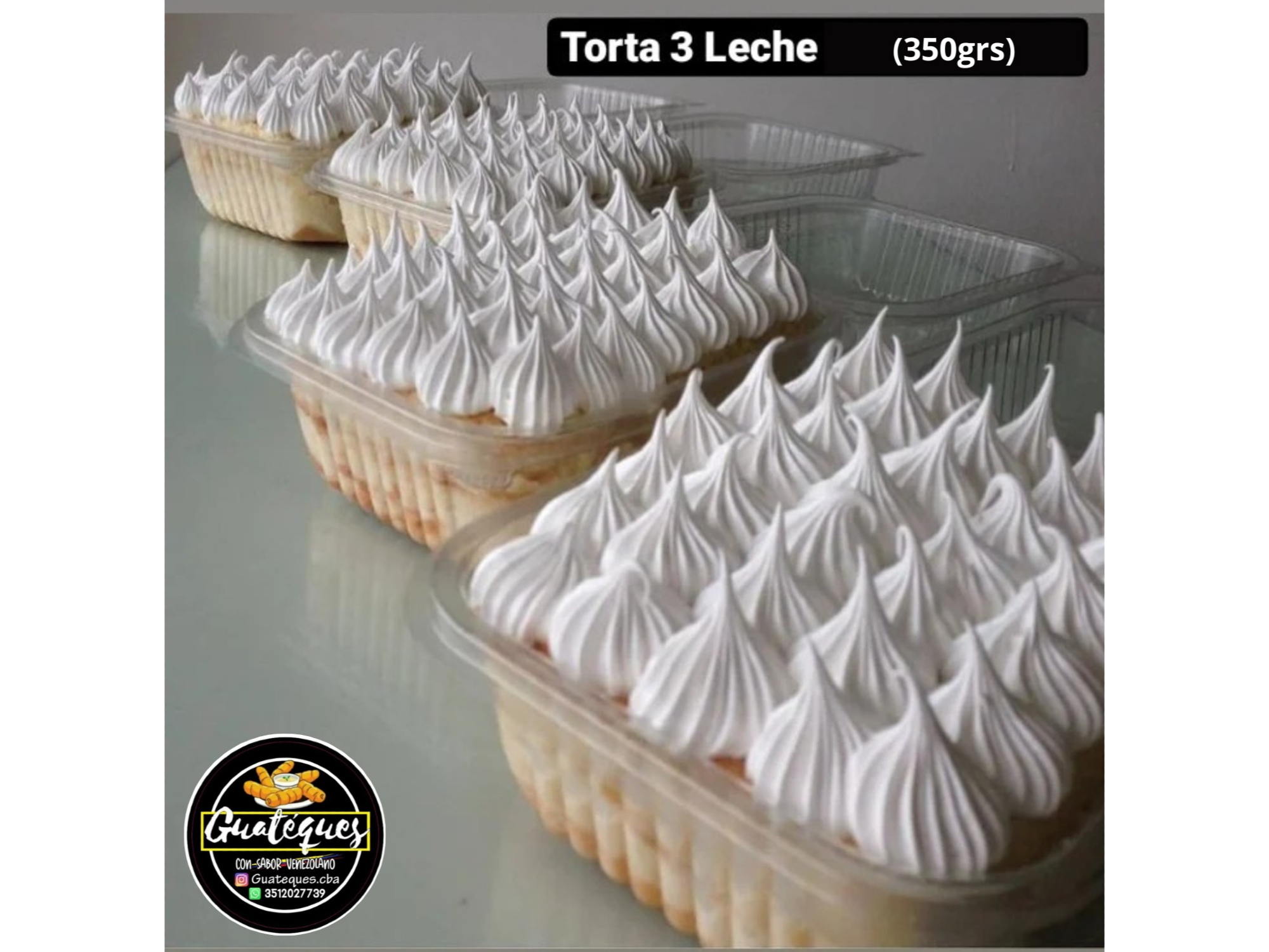 Torta 3 Leche Presentación 400 Gr
