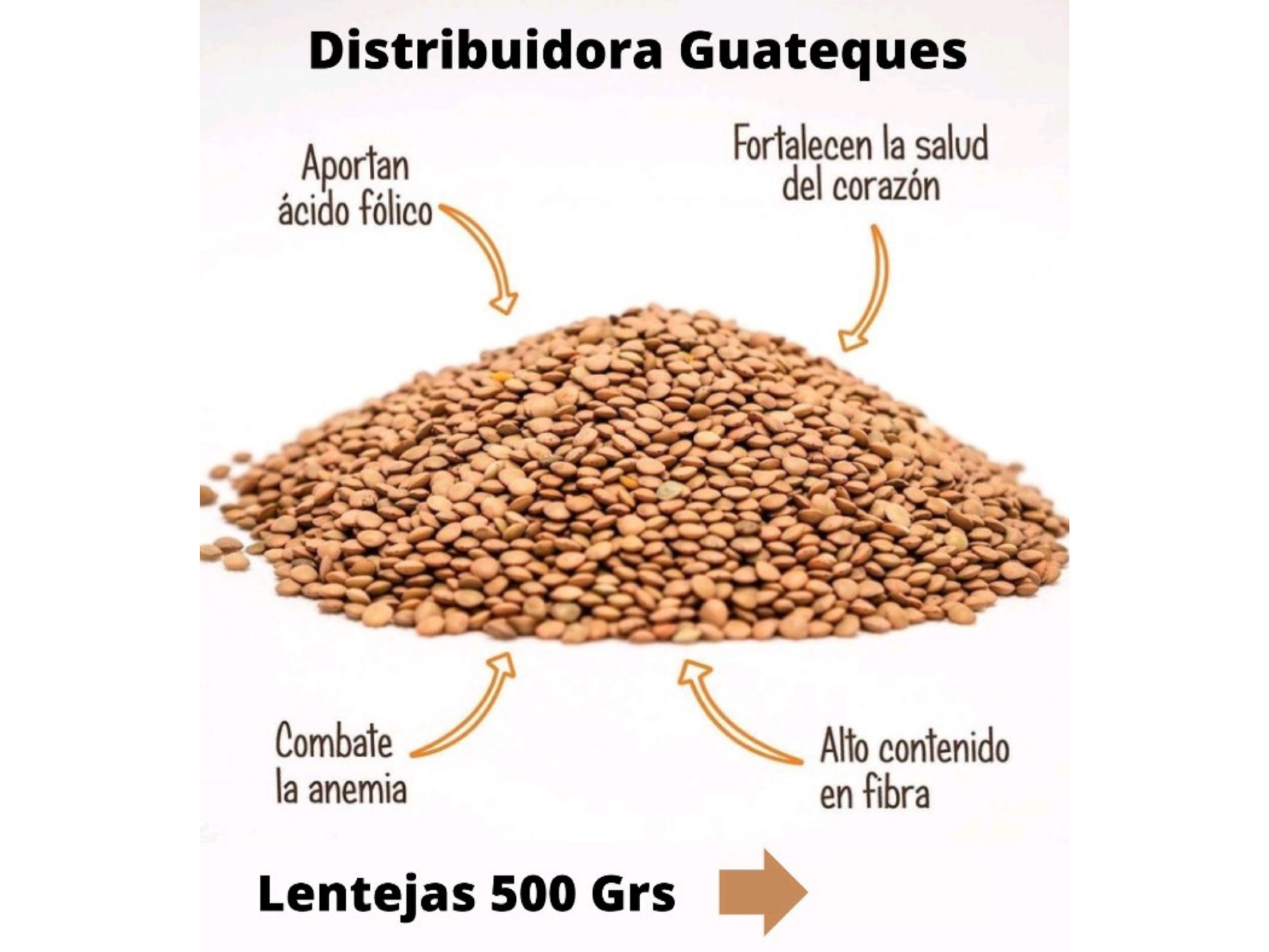 Lentejas Marrones 1/2 Kg