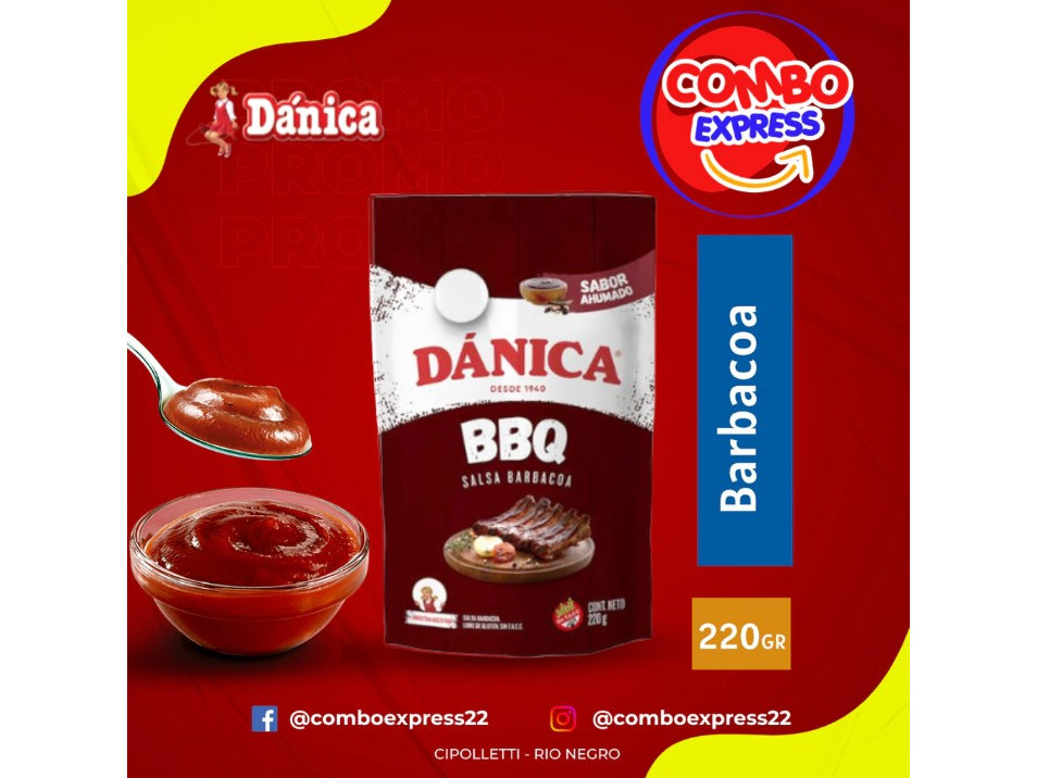 Salsa BBQ Danica 220 Gr