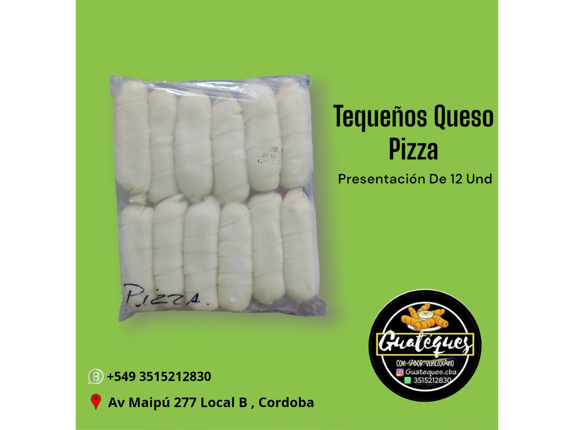 Tequeños Queso Con Salsa Pizza (Tequeguepa)