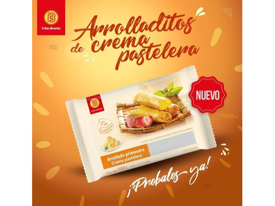 Lumpias Crema Pastelera Congeladas
