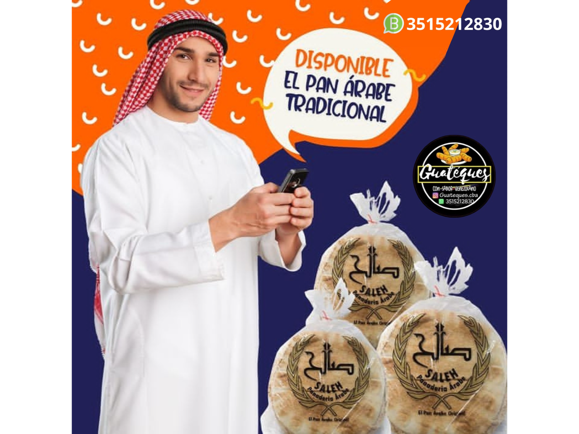 2 Paquetes de Pan Arabe