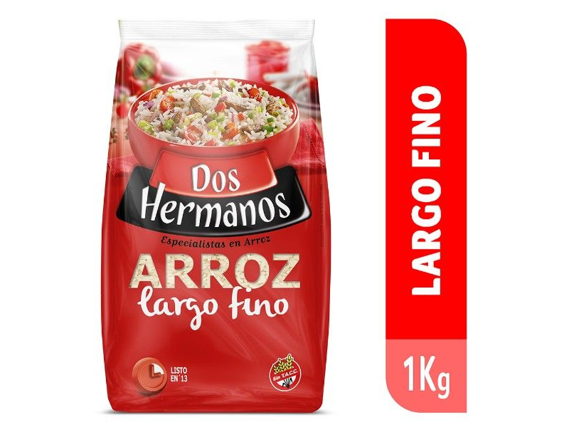 Promo 2 Arroz Blanco Dos Hermanos 1 kg