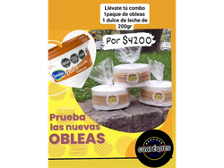 Promo 1 Paq Oblea + 1 Dulce de Leche Remolac
