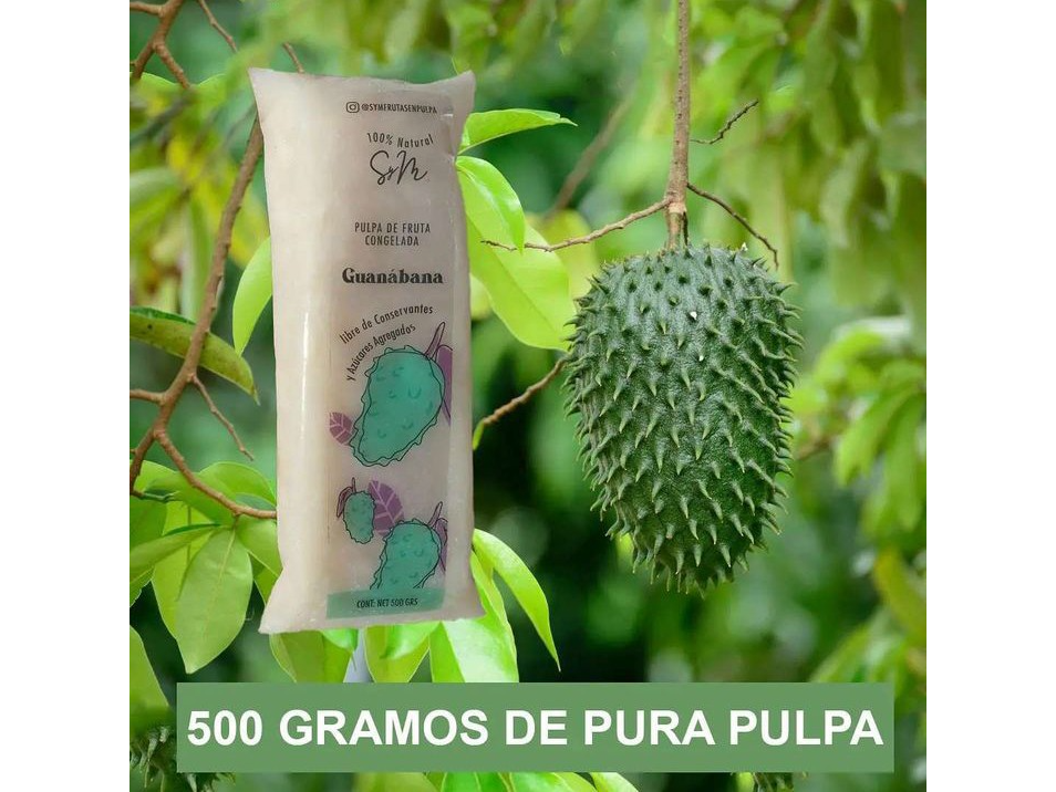 Pulpa de Guanabana 500 Gr