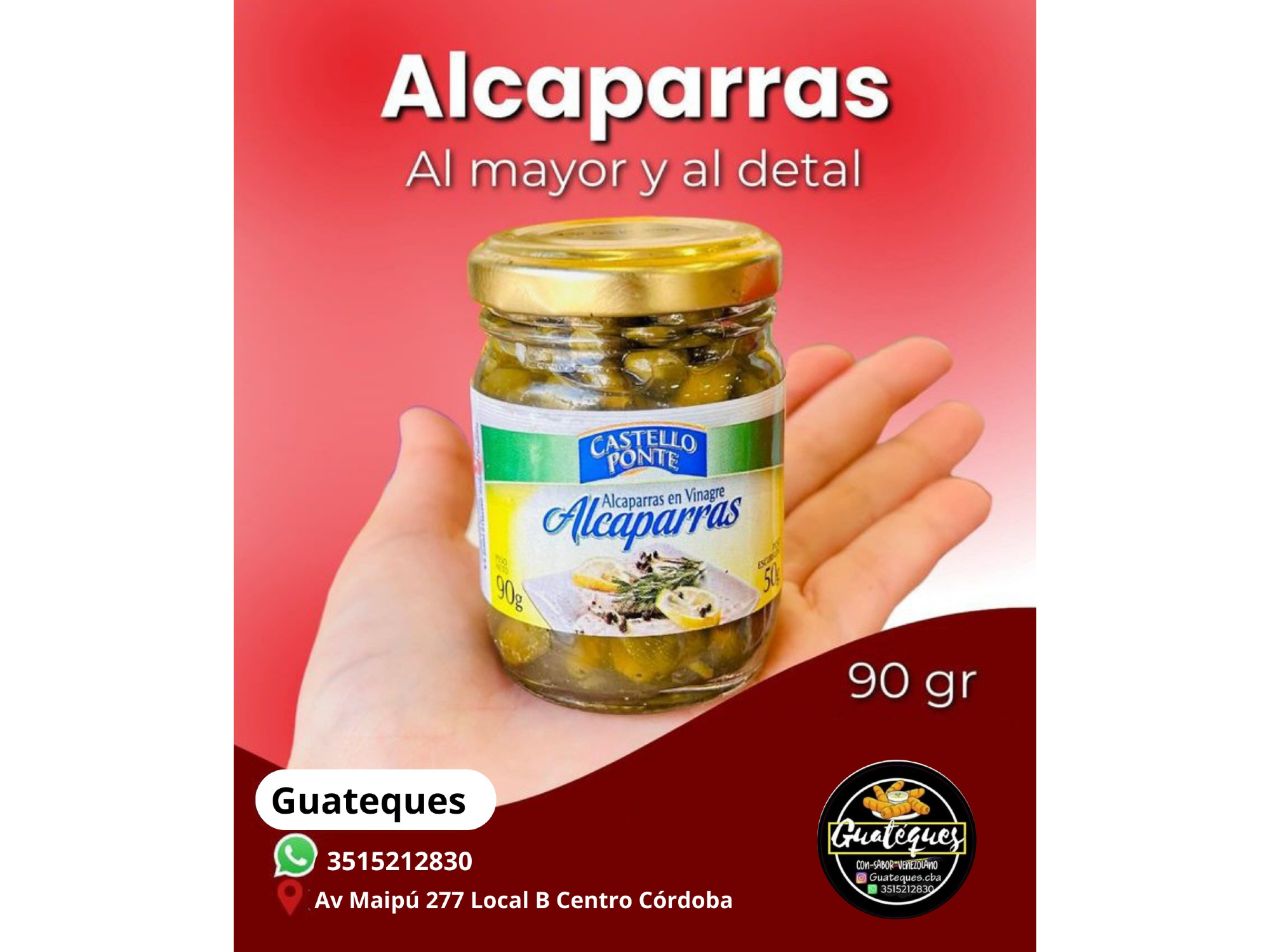 Promo 2 Alcaparras Castello Ponte 90 gr