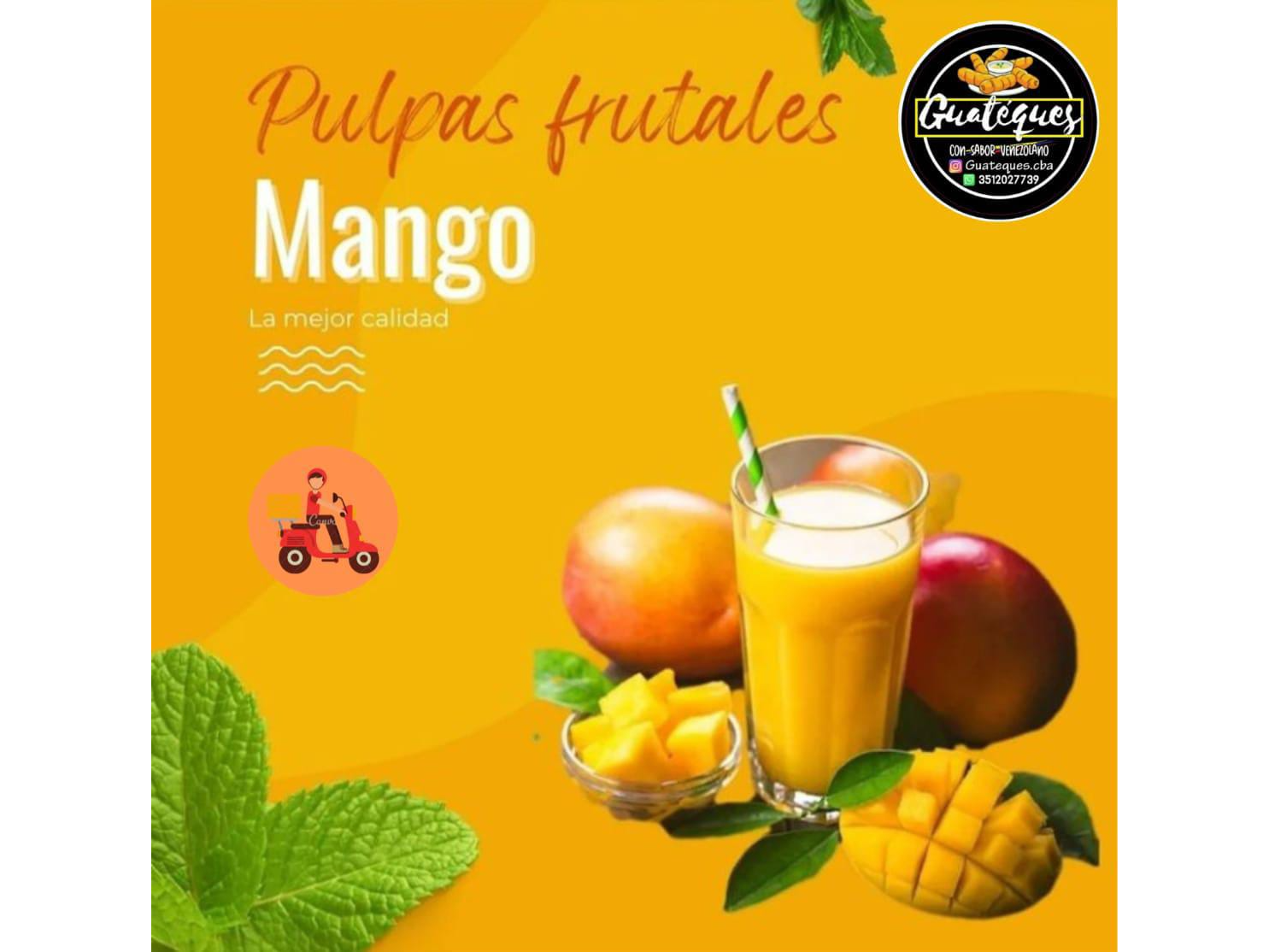 Pulpa de Mango 500 Gr