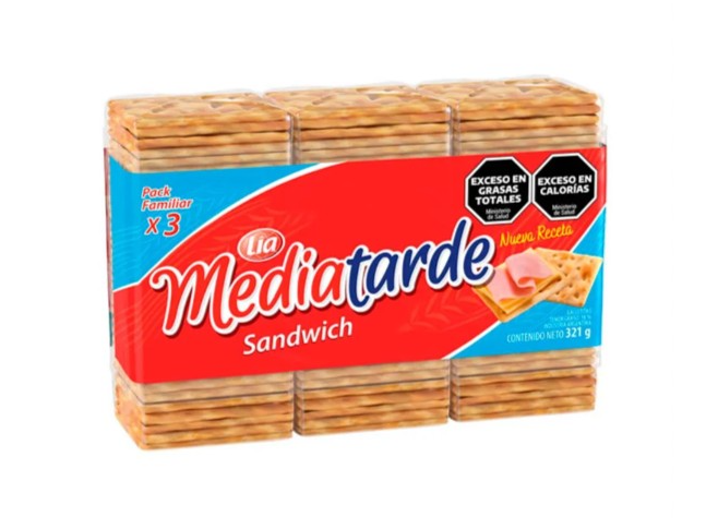 Galletas Agua Sándwich Media Tarde