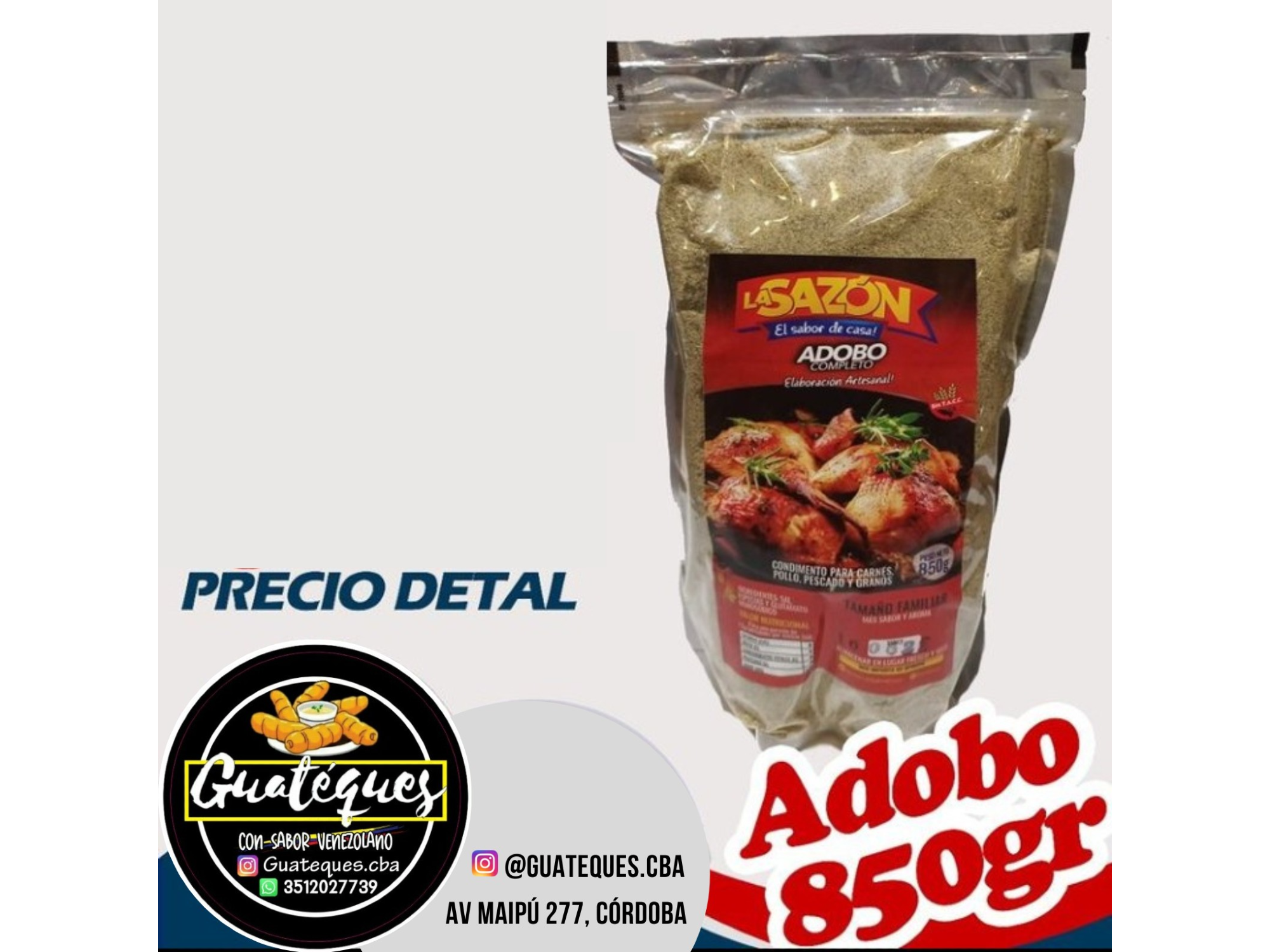 Adobo Completo Grande 850 Gr