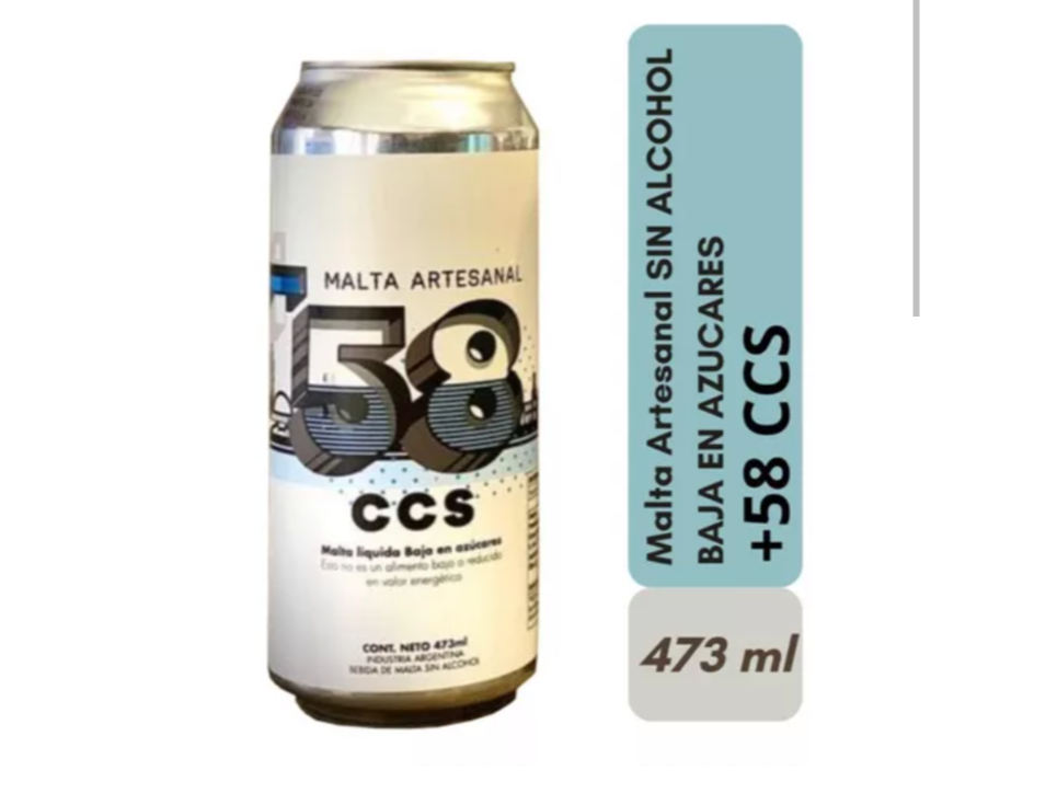 Malta +58 Baja En Azúcar