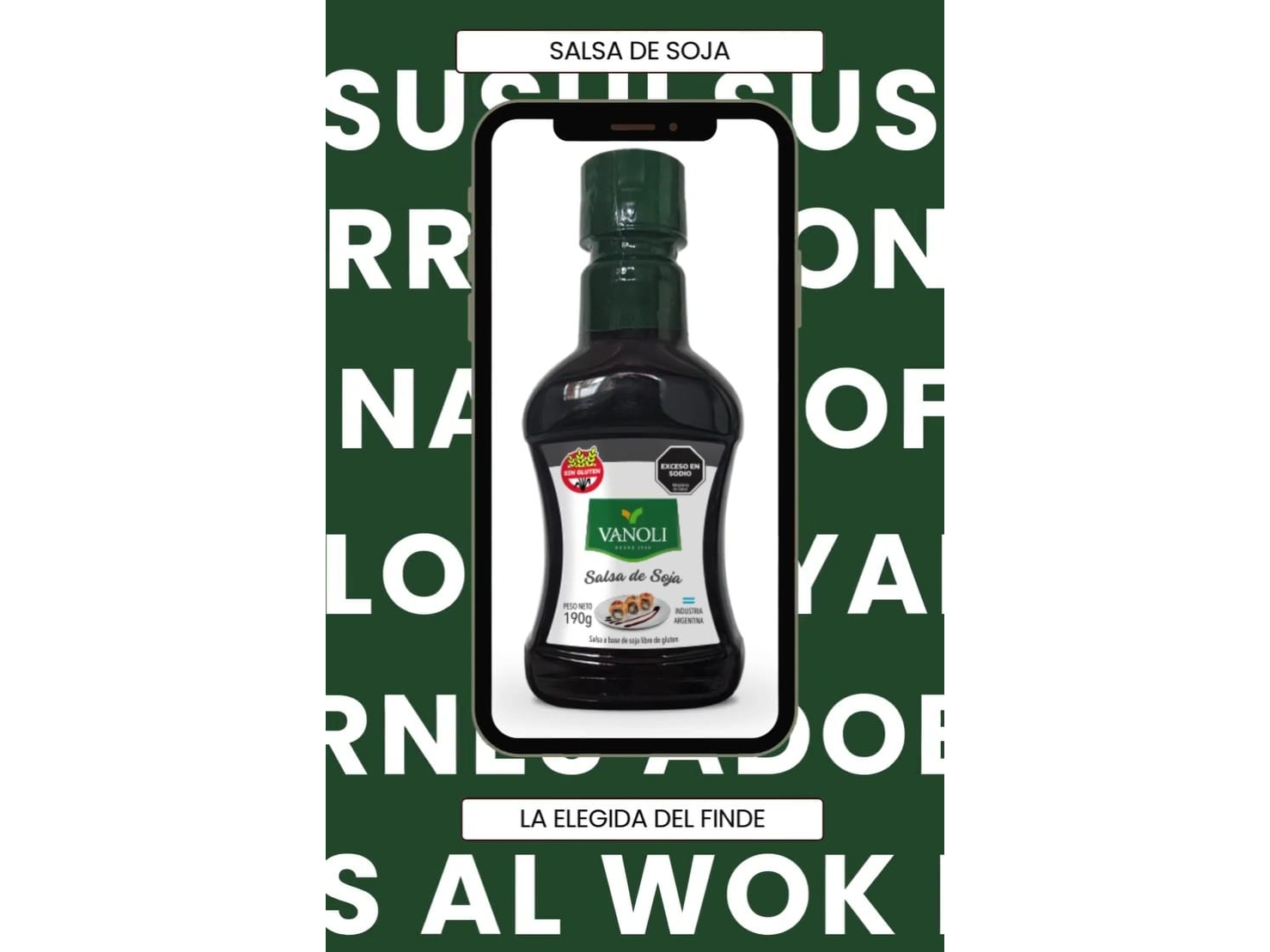 Salsa Soja Vanoli 190 Ml