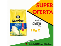 4 kg Harina Morixe Blanca