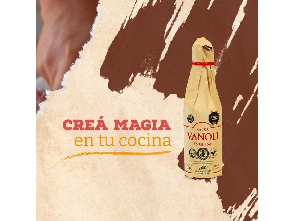 Salsa Inglesa Cocina Vanoli 190 Ml