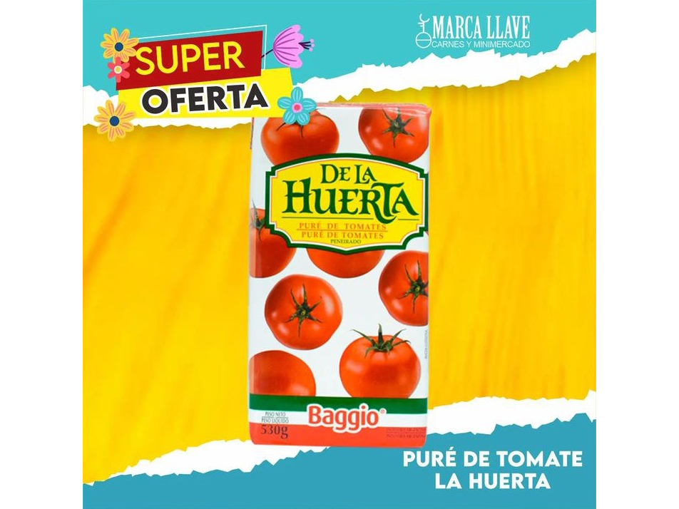 Puré de Tomate 🍅 La Huerta