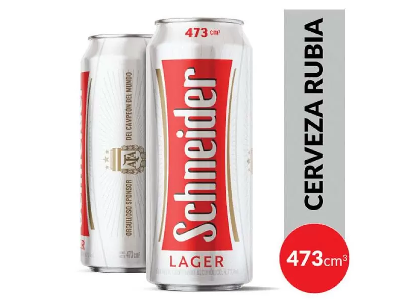 Cerveza Schneider Lata