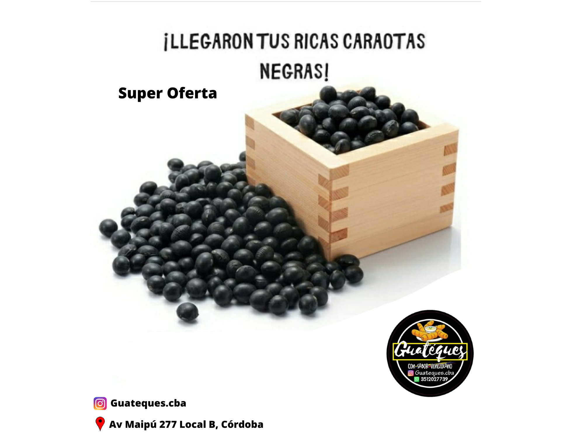 Promo 2 Kg de Caraotas Negras