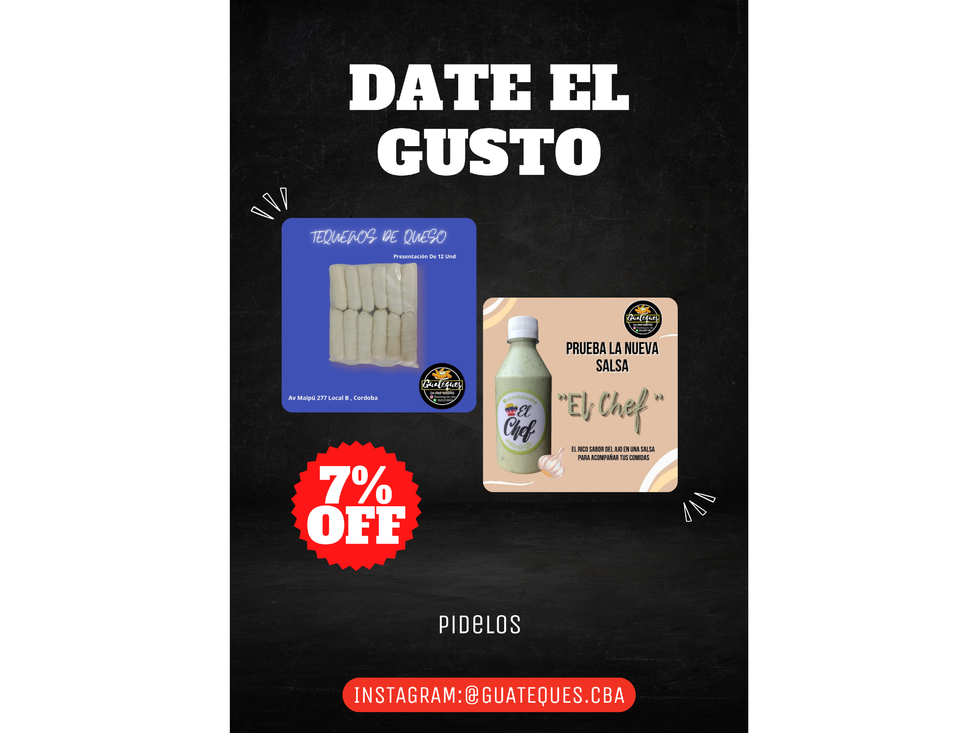 Doc Tequeños Queso + 1 Salsa Ajo Pica 3