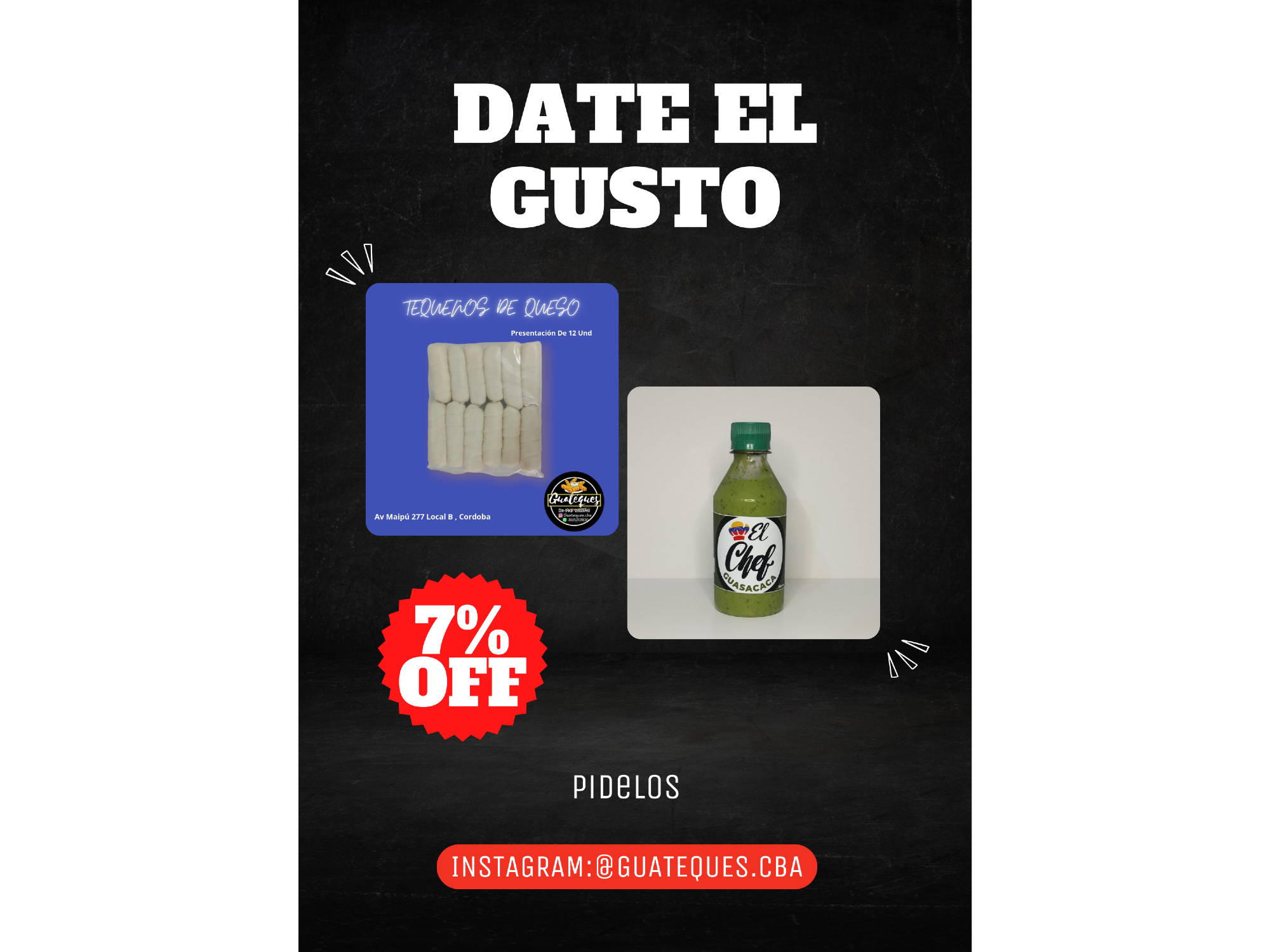 Doc Tequeño Guariqueso + 1 Salsa Guasacaca Pica 3