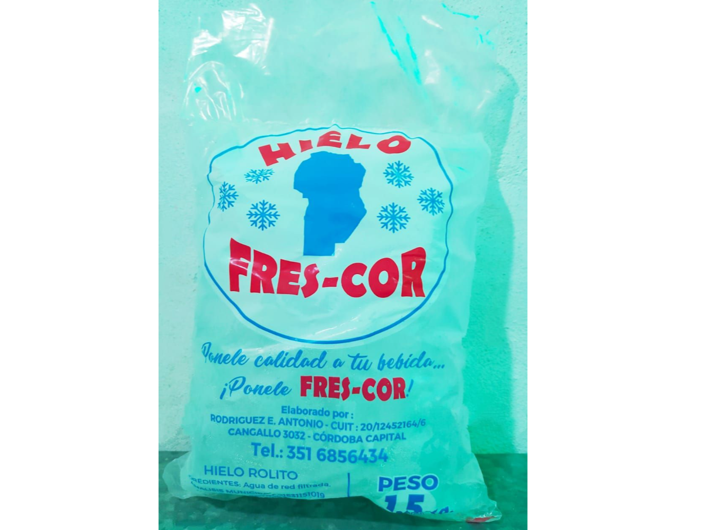 Hielo Bolsa 1.5 kg