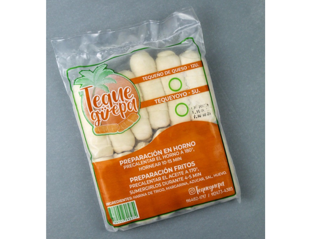 Tequeños Queso 12 Und (Tequeguepa) + 2 Lata Sprite 354 ML