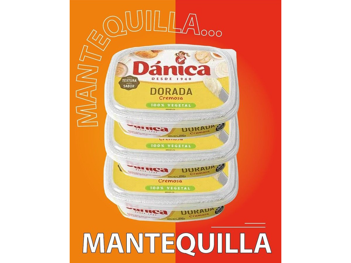 Promo 2 Mantequilla 🧈 Danica Dorada 200 Gr