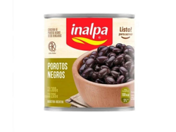 Porotos Negro En Lata 300 Gr
