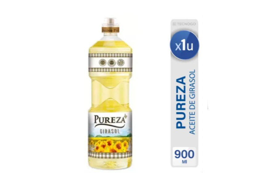 Aceite Girasol Pureza 900 Ml