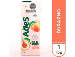 Jugo Ades Soja Durazno 1 Lts