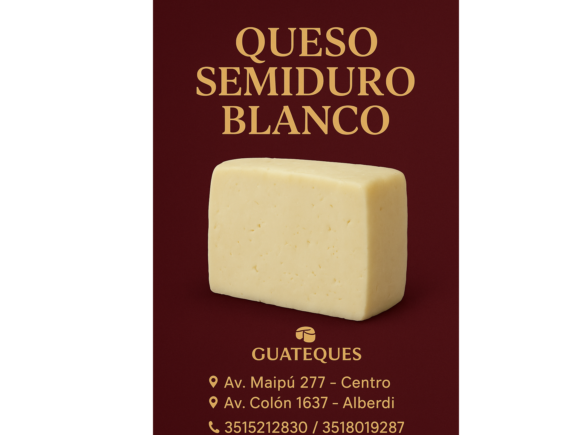 Queso Semi Duro del Llano