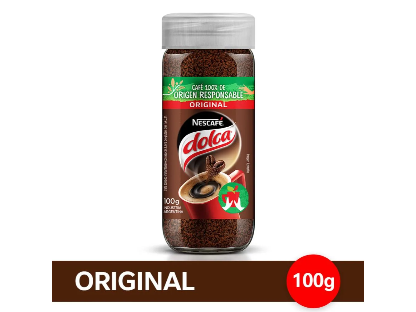 Nescafe Dolca Original Frasco 100 Gr