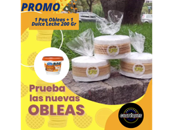 Promo 1 Paq Oblea + 1 Dulce de Leche Tregar