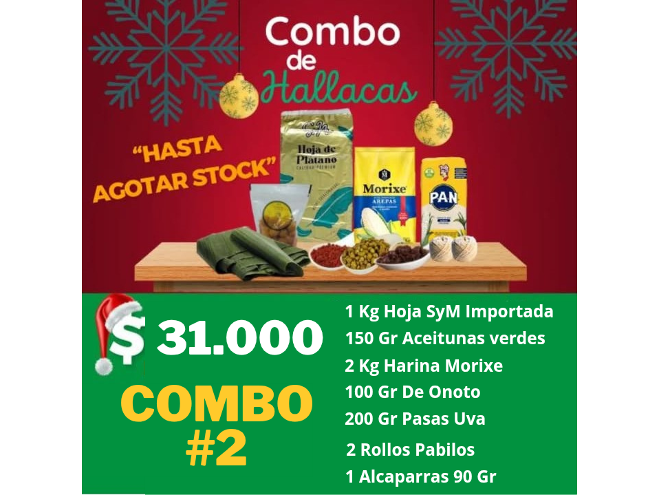 Combo # 1 Hallaquero  Con Morixe  Blanca