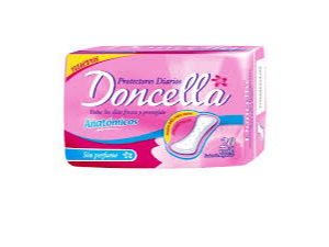 Protectores Diarios Femeninas Doncella 20 Und