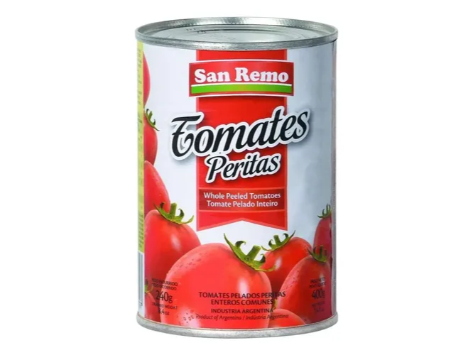 Tomate Perita En Lata San Remo de 400 Gr