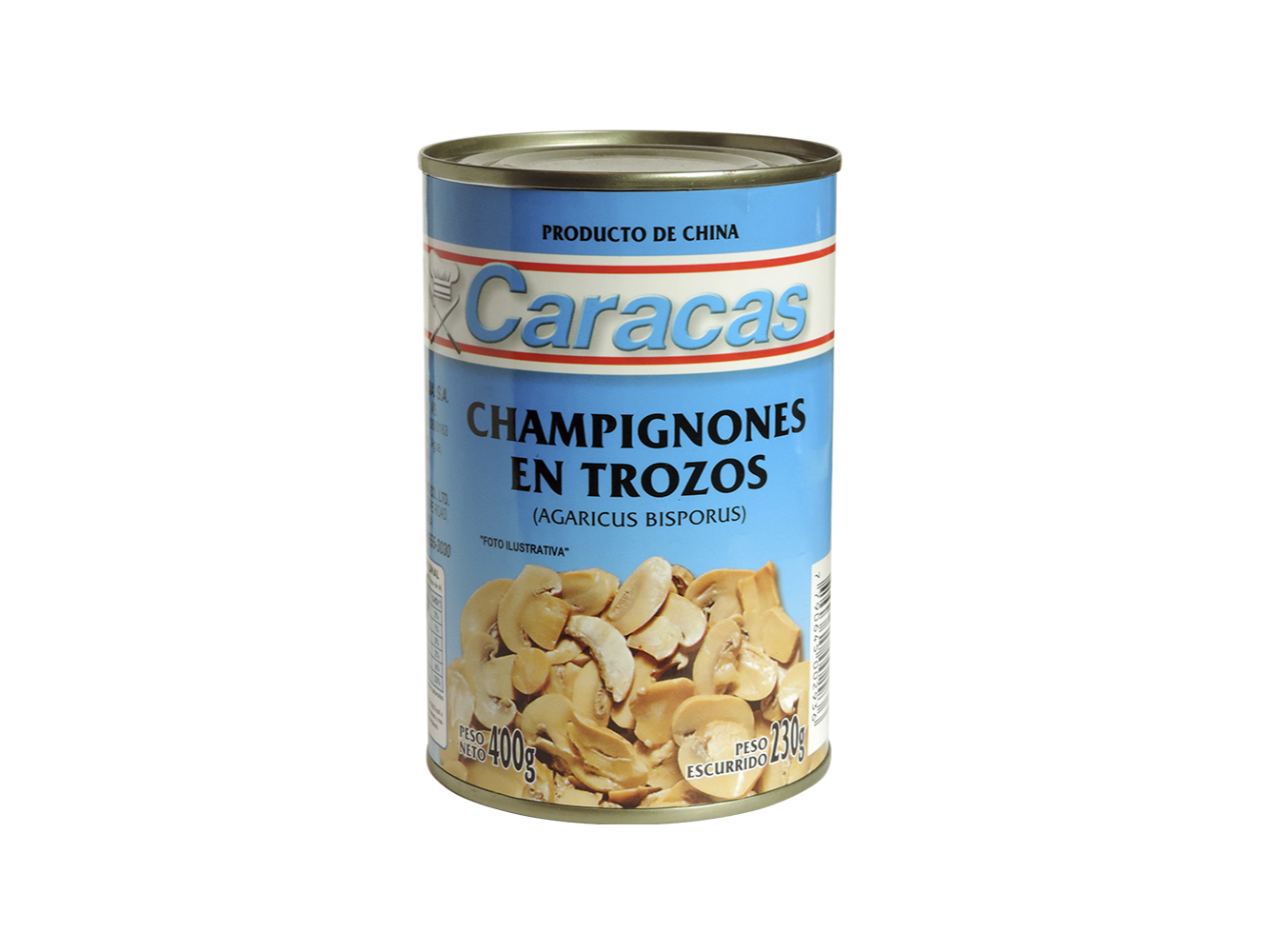 Champiñones En Trozo Caracas de 400 Gr