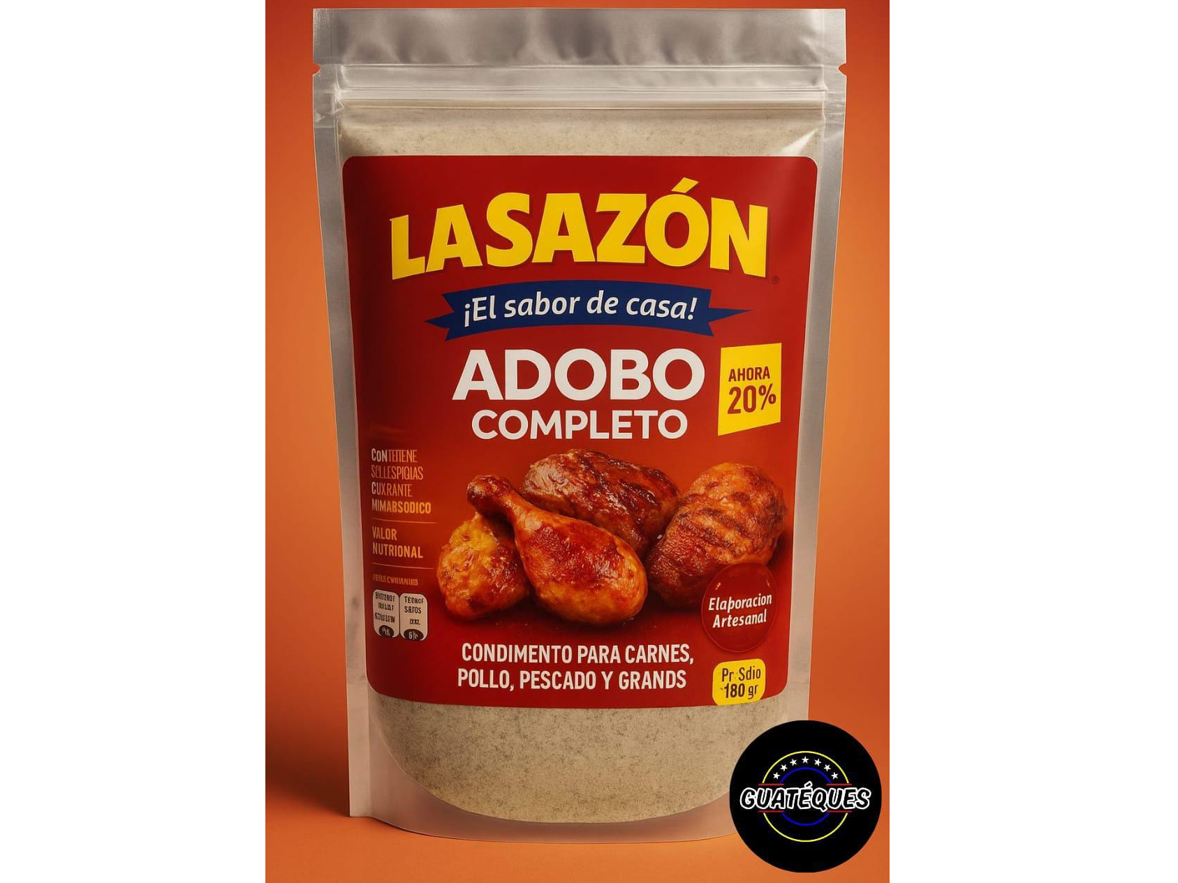 Sachet Adobo Completo Pequeño 180 Gr