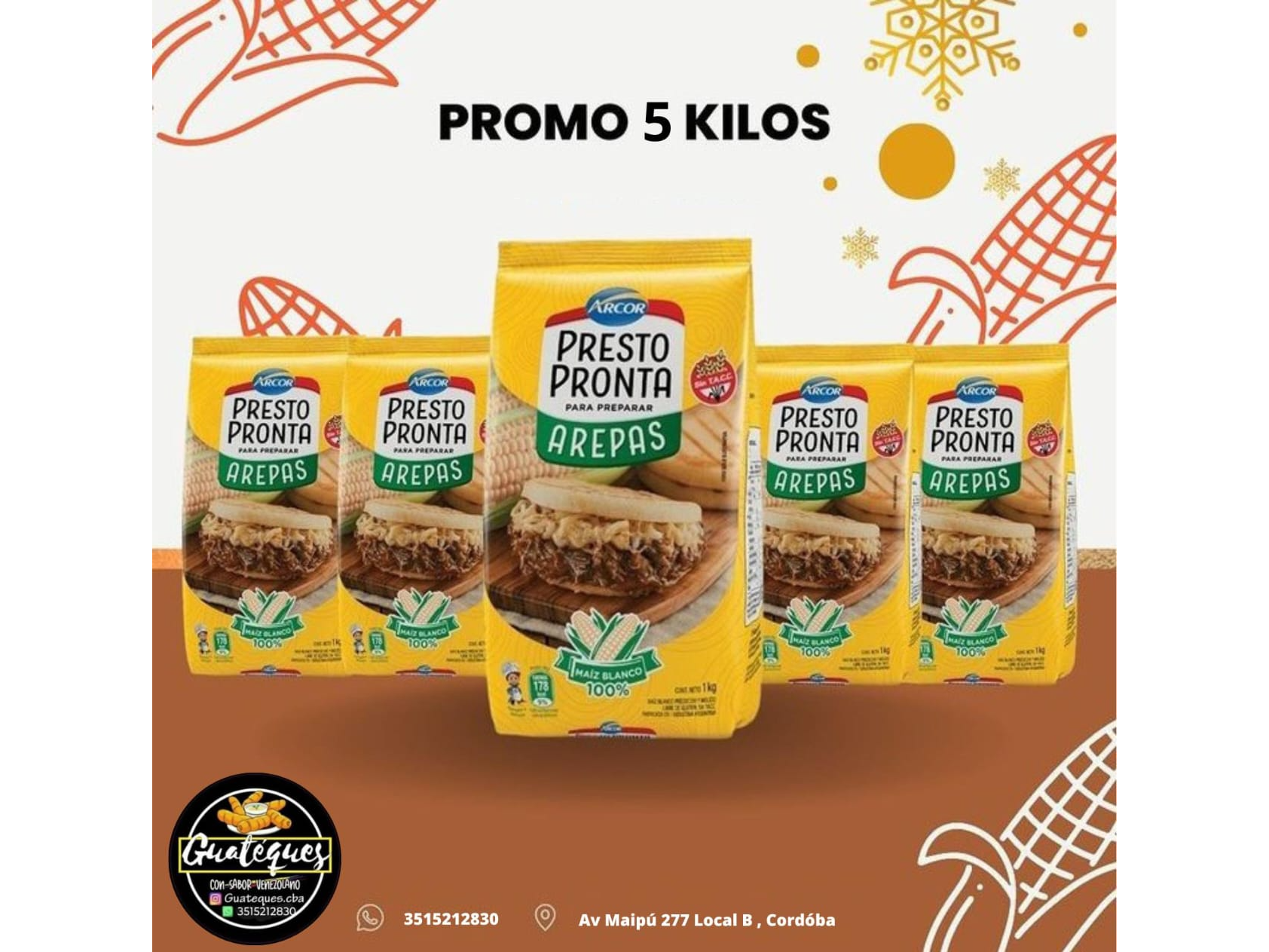 5 Kg De Harína Presto Pronto