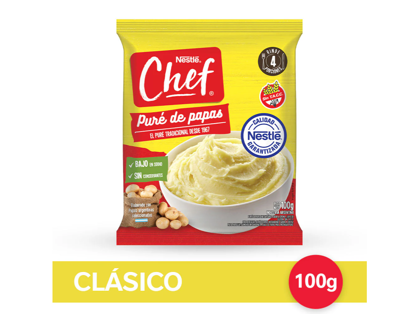 Pure De Papas El Chef 100 Gr