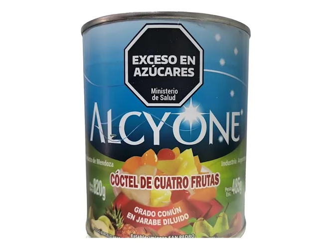 Coctel Cuatro Frutas Alcyone Lata 485 Gr
