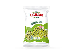 Arvejas Verdes Marca Egran de 400 Gr