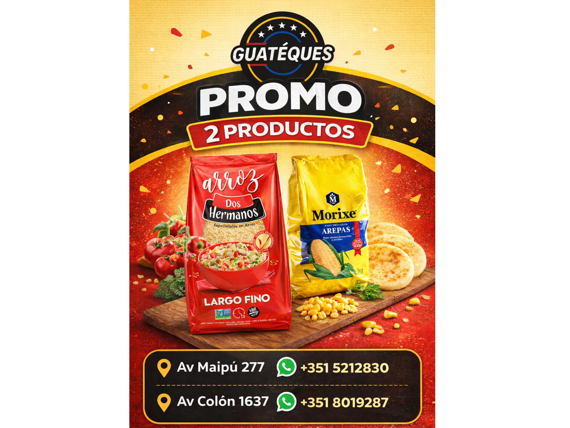 Promo 2 Kg De Morixe+ 1 Kg De Arroz 2 Hermano