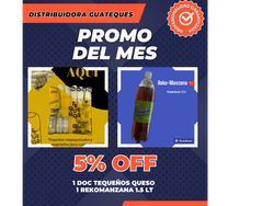 1 Docena Tequeños Guariqueso + 1 RekoManzana Roja 1.5 Lt